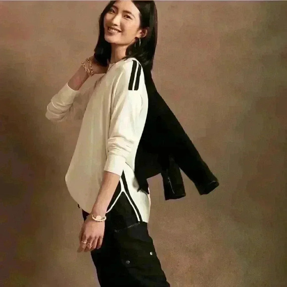 Banana Republic Oversized Racer Striped Sweater - Picture 6 of 12